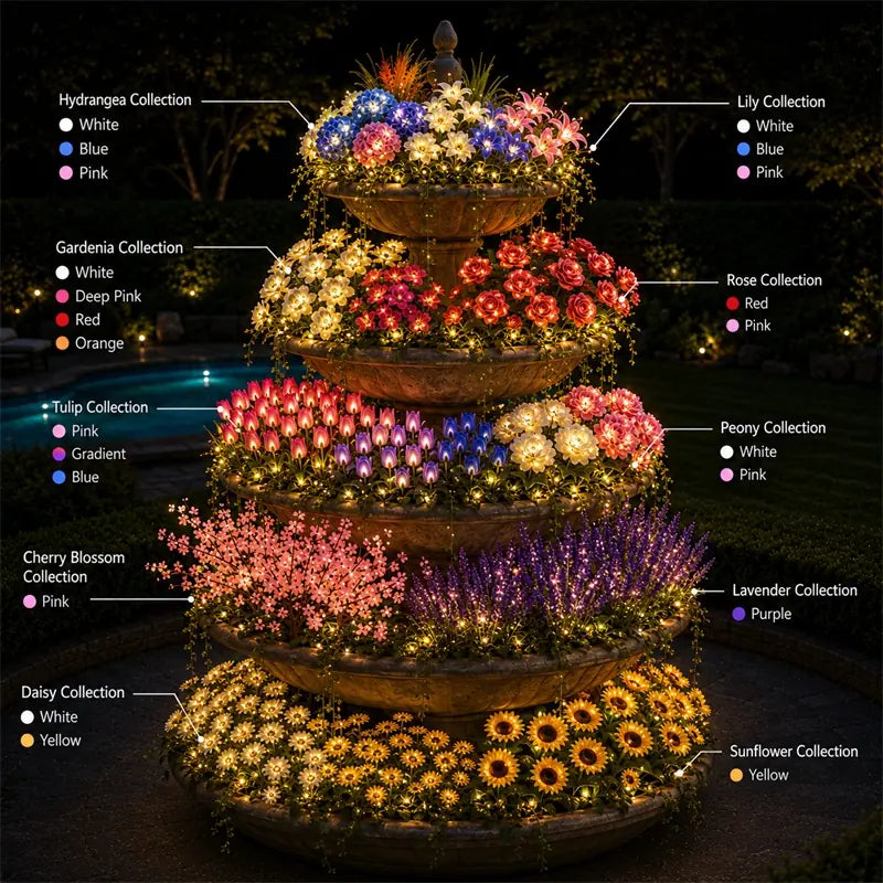 Bloomora® Solar Botanical Lights