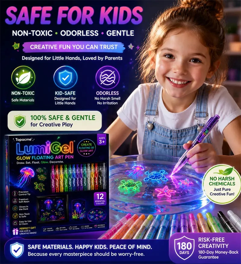 LumiGel® 3D Glow Floating Art Pen🖼️