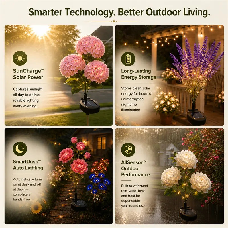 Bloomora® Solar Botanical Lights