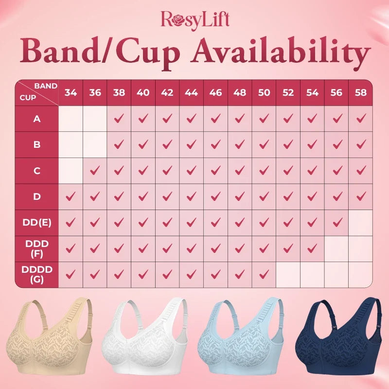 RosyLift - Ultimate Lifting Bounce Control Front Zipper Bra
