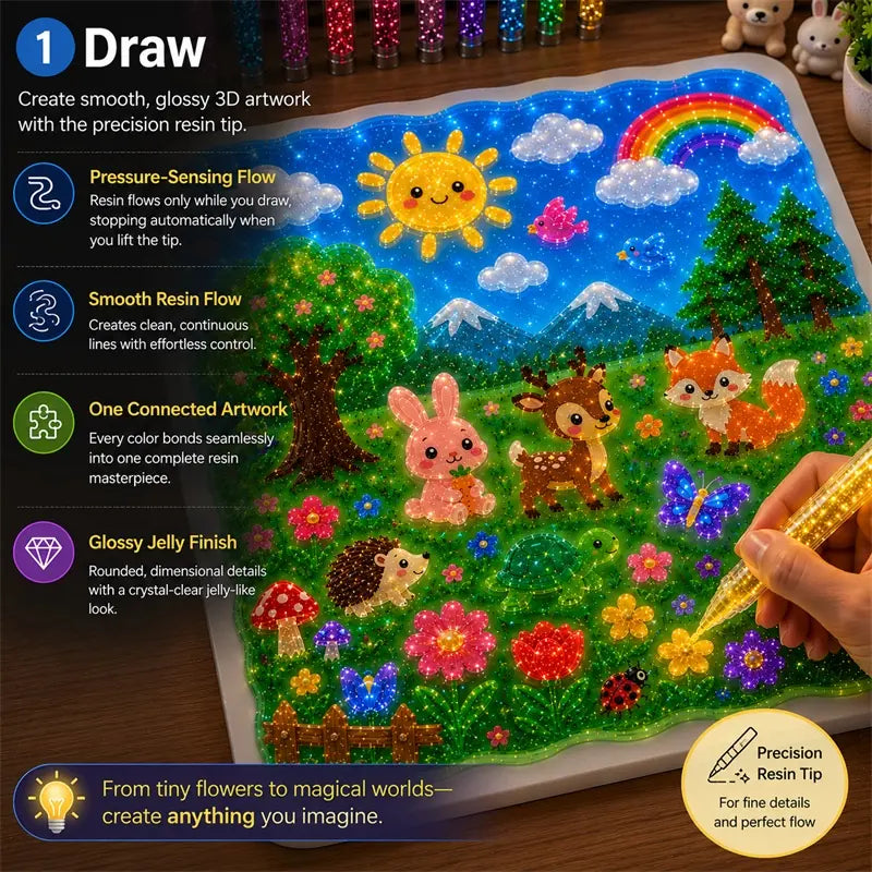 LumiGel® 3D Glow Floating Art Pen🖼️