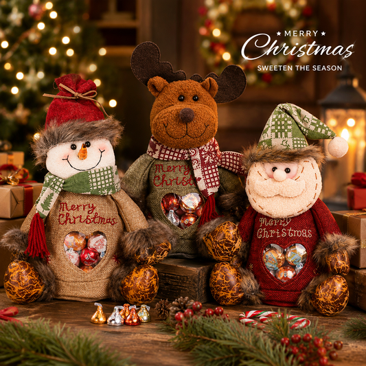 Christmas gift bags with zipper closure🎉🎅