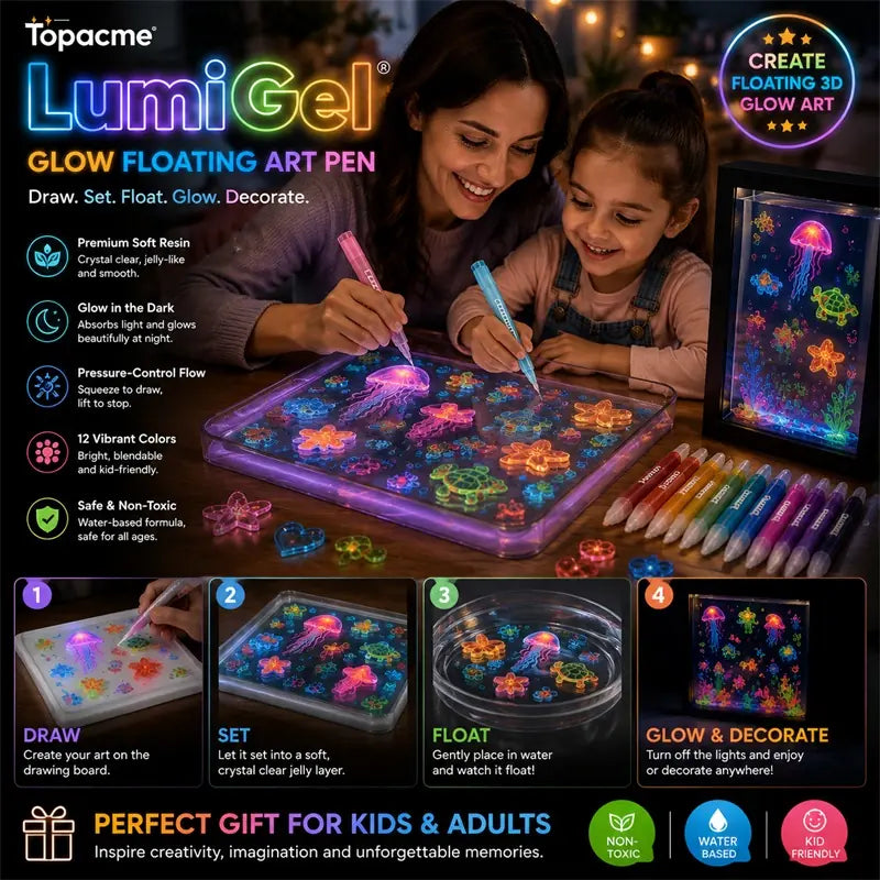 LumiGel® 3D Glow Floating Art Pen🖼️