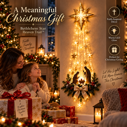 ✨ Last Day — 49% OFF ✨ 🎄✝️ Bethlehem Star Nativity Wall Light — A Beautiful Symbol of Faith 6
