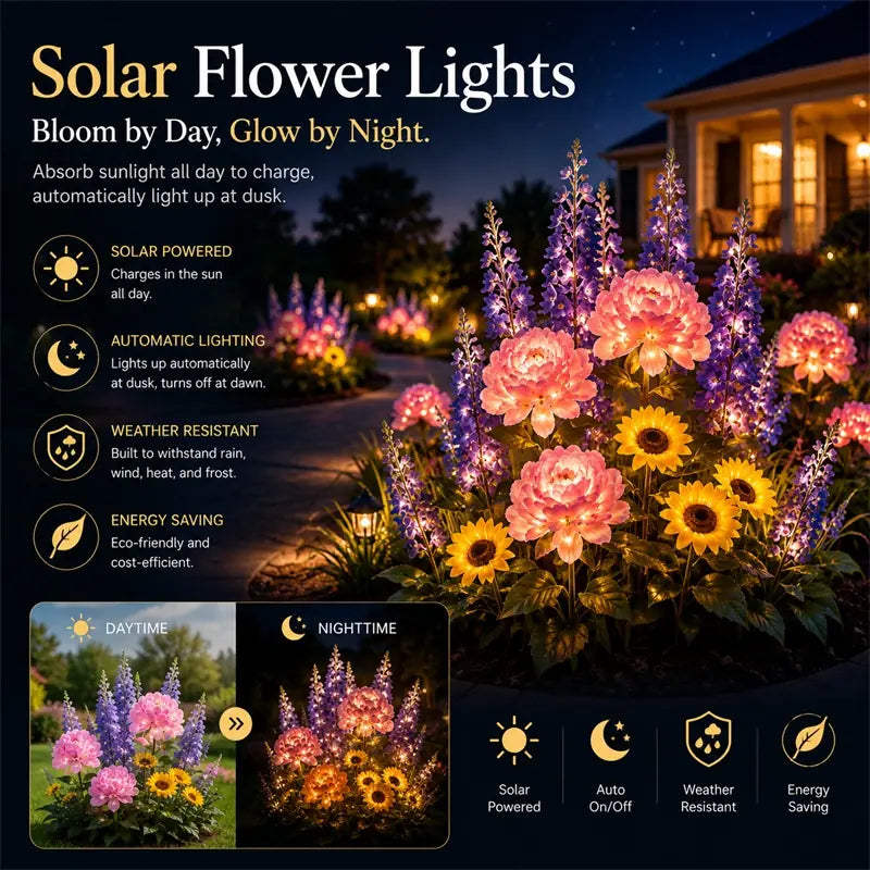 Bloomora® Solar Botanical Lights