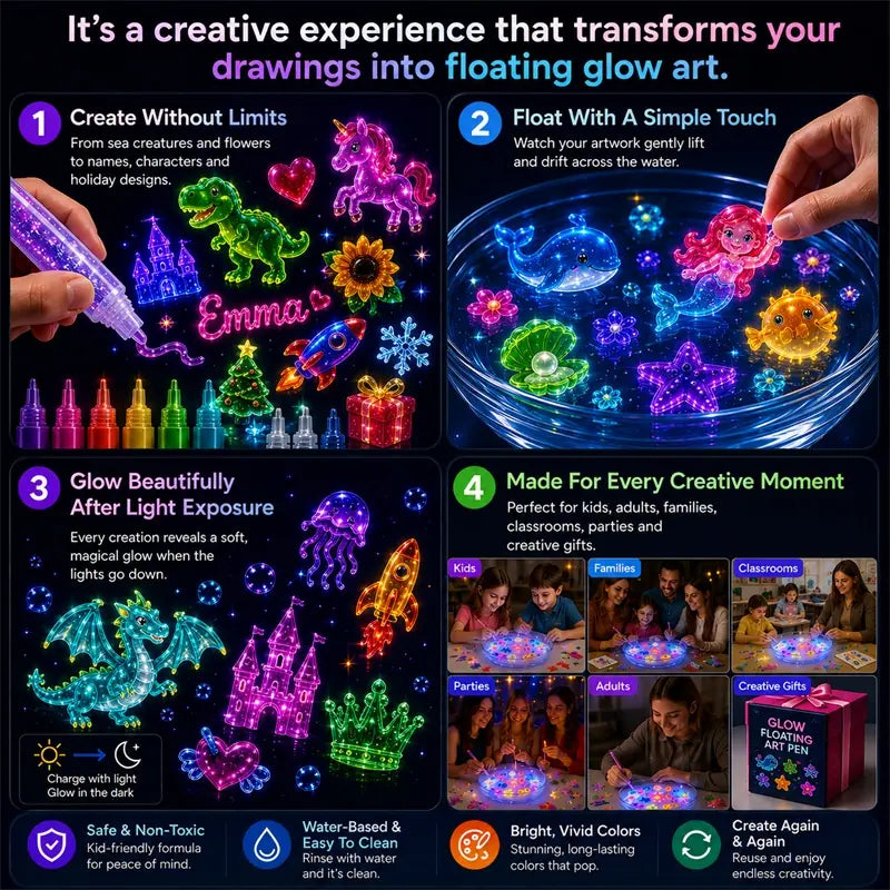 LumiGel® 3D Glow Floating Art Pen🖼️