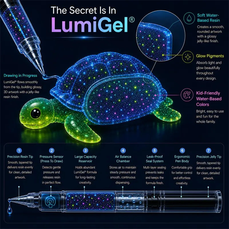 LumiGel® 3D Glow Floating Art Pen🖼️