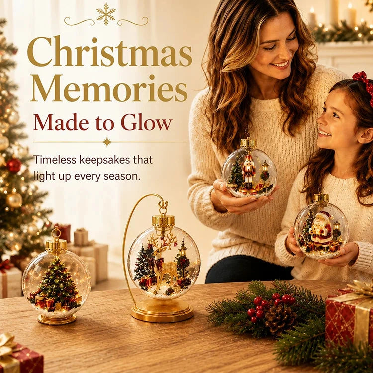 Christmas Light-Up Diorama Ornament☃️🎁
