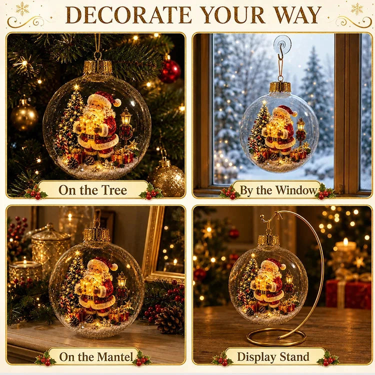 Christmas Light-Up Diorama Ornament☃️🎁